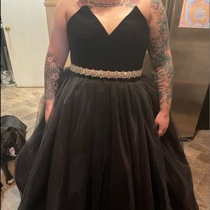 Black wedding dress